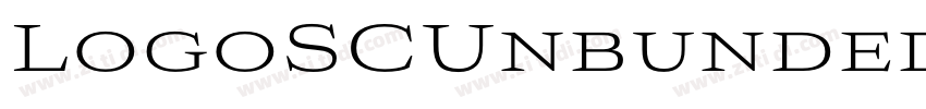 LogoSCUnbundedsan Re字体转换